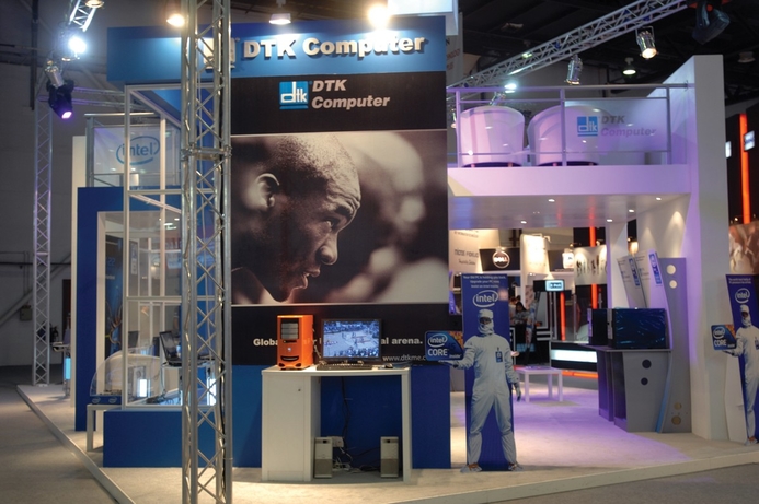 DTK has a wide range of PCs. DTK’s shows gaming rigs