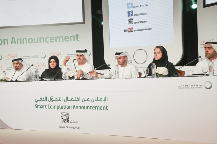 The announcement, was made by HE Saeed Mohammed Al Tayer, MD and CEO of DEWA, at a press conference at the Grand Hyatt, Dubai, attended by DEWA officials. DEWA transforms all services to smart services