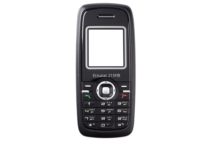 Etisalat 211 FM supports both Arabic and English. Etisalat goes to market with low-cost handset