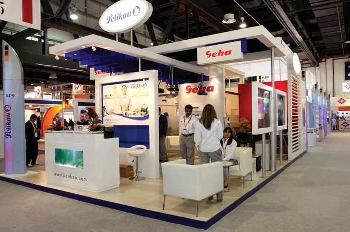 Pelikan at GITEX is promoting office wellness to minimise stress. Relaxation in the office