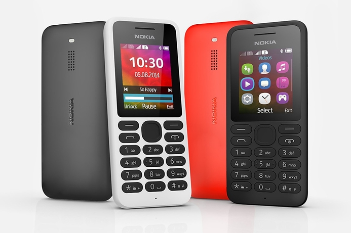 The Nokia 130 can play videos and MP3 music files on its 1.8 inch screen. Microsoft launches phone with month-long battery life
