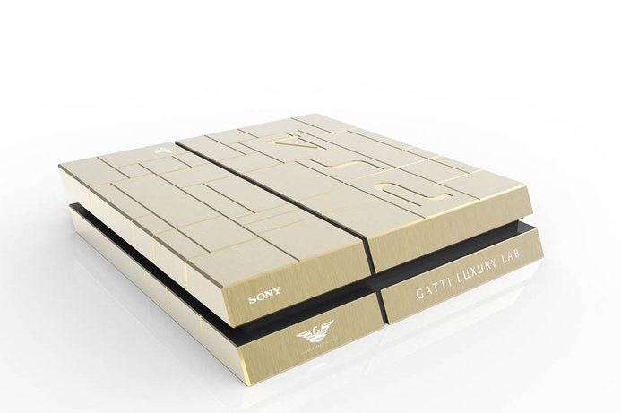 The consoles, created by Italian jeweller Gatti, feature rose gold cases Jumbo to debut gold consoles at GAMES 14