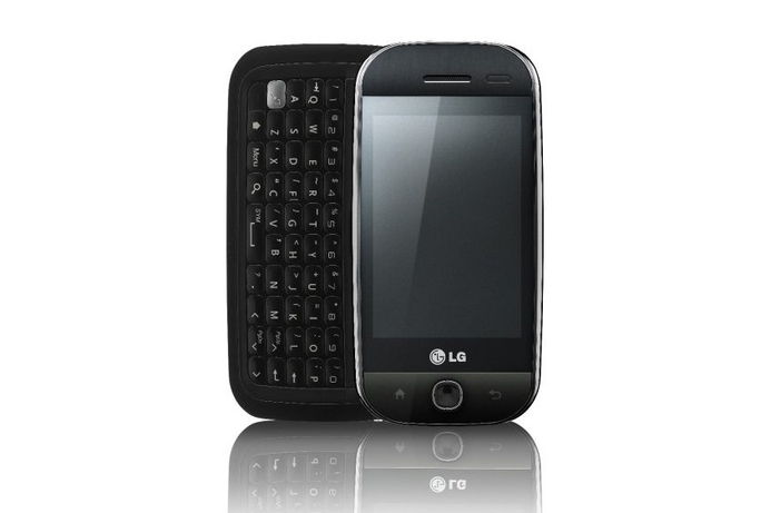 The LG GW620 is the company's first Android phone. LG reveals its first Android phone