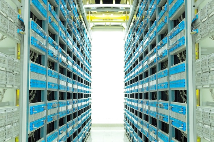 The new OnTrac Shaped tray will increase the possible density of cables carried by trays. CPI OnTrac tray reduces strain on data centre cabling