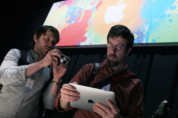 The Apple iPad also doesn't have a camera Apple iPad popular, but misunderstood, in Middle East