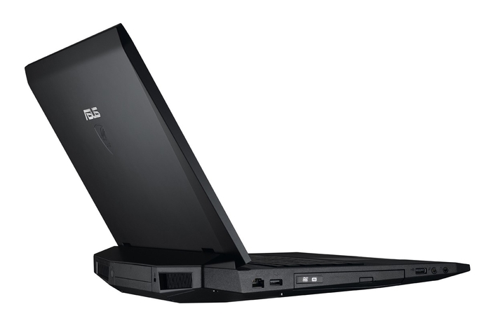 The angular design is based on the F-117 stealth fighter Asus unveils stealth-fighter inspired notebook