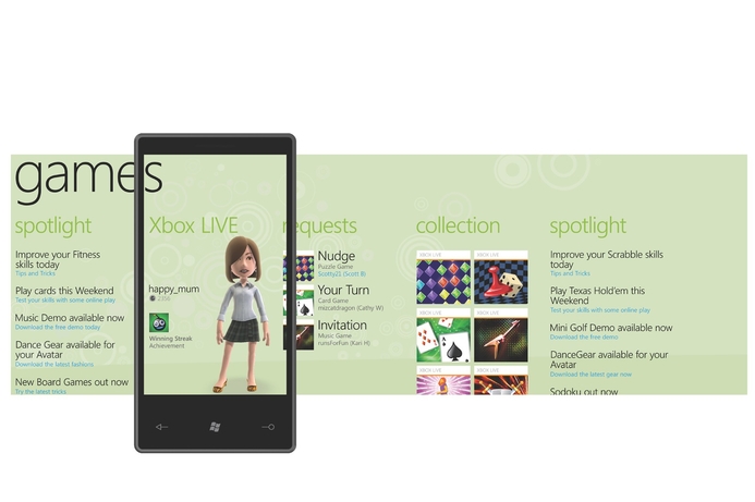 Games will integrate with Microsoft Xbox Live Microsoft shows off new mobile OS