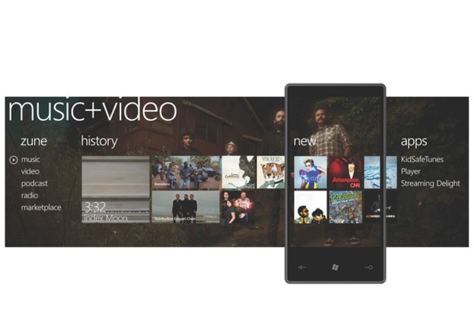 Music will integrate with Zune Microsoft shows off new mobile OS