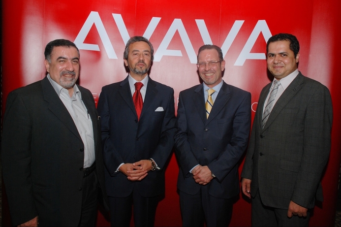 (l-r) Eng Osama Saleh, General Manager, NTI; Prof Dr Ahmed El Sherbini, Director of NTI and Deputy Minister of Communications and Information Technology for International Cooperation; Michael Bayer, President - EMEA, Avaya; Hossam Amer, Territory Manager, Egypt & North Africa, Avaya. Avaya and NTI to increase IP comms skills in Egypt