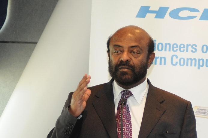 HCL founder and chairman Shiv Nadar says: "Dubai is an entry port, not mainly to the Middle East but also to North East Africa." HCL on the lookout for “anchor customers” for outsourcing
