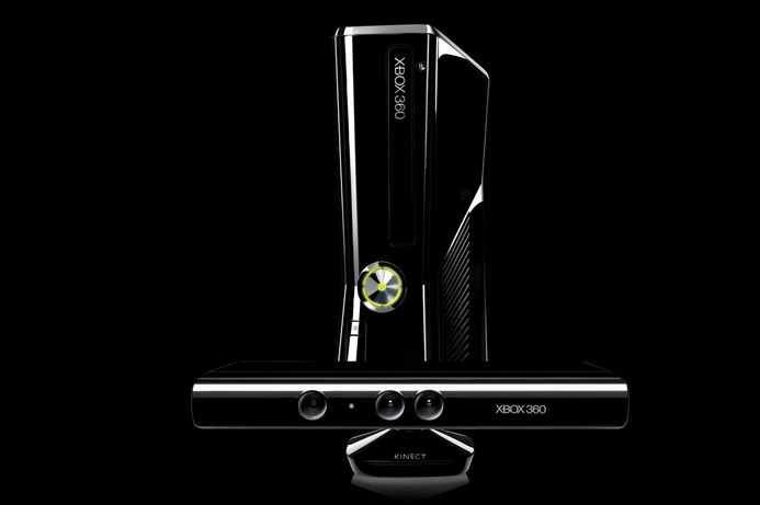 The new Xbox console with the Kinect controller-free system. Microsoft shows off new Xbox, Kinect games at E3