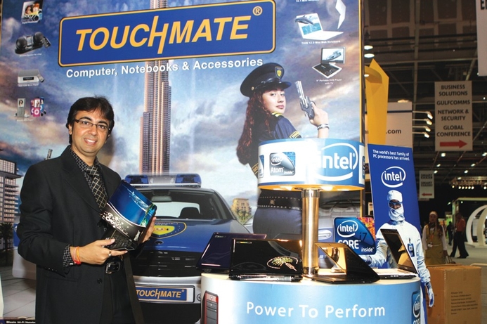 A number of new and innovative products are visible on Touchmate’s stand. A touch of tech innovation