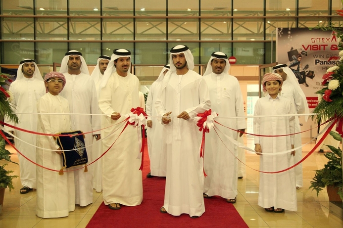 HH Sheikh Majed Bin Mohammed Bin Rashid Al Maktoum opens GITEX Shopper 2010. Gitex Shopper officially opened