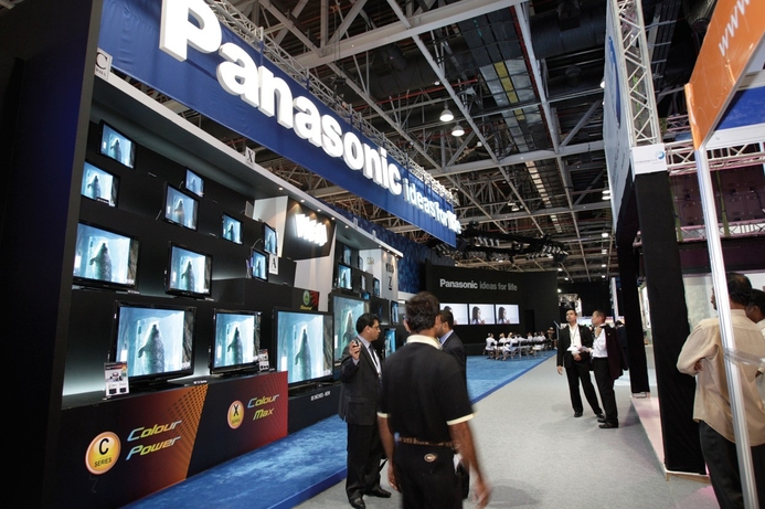 GITEX 2010, Panasonic Corporation 3D plasma makes its debut