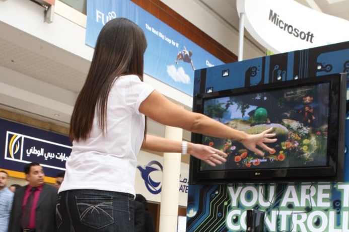 With Kinect, the player’s entire body becomes the video games controller. Microsoft unleashes its Kinect controller
