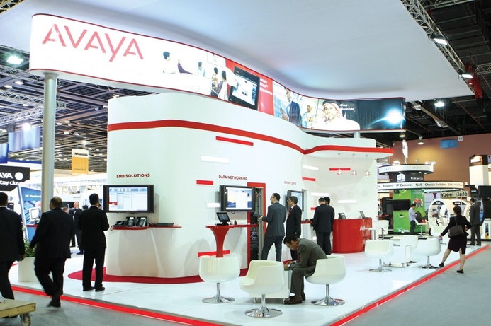 Enterprise communications company Avaya is demonstrating Avaya Flare. Collaboration is the aim for Avaya