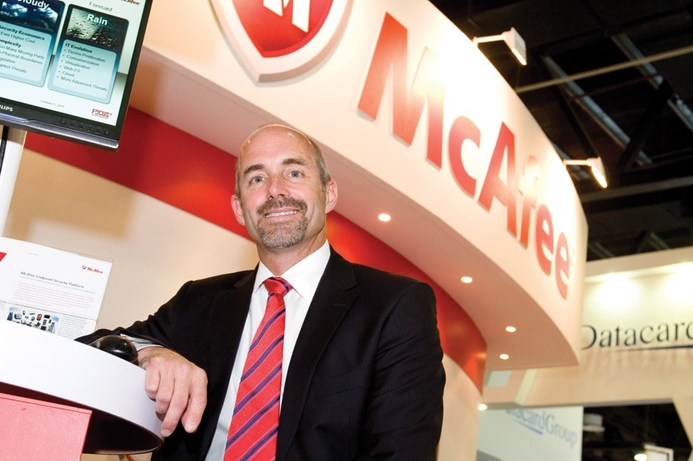Thurber says McAfee is working with partners to drive more SMB business. McAfee eyes SMB sector
