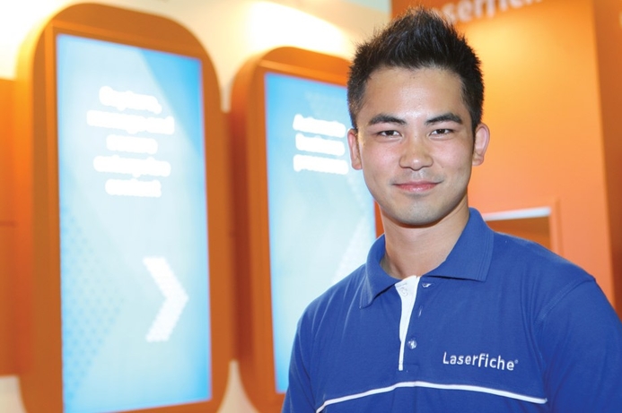 Laserfiche’s Sean Tang says the firm’s GITEX focus is on data governance. Centralisation key to securing data