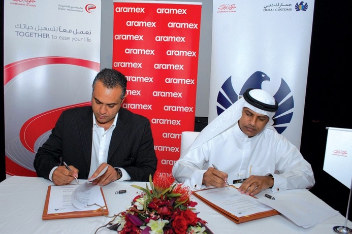 Aramex signed up yesterday to use Dubai Customs’ B2G channel. Aramex clears customs with B2G