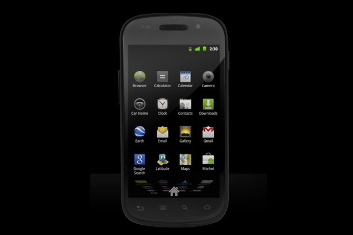The Nexus S is the first handset to run on Android 2.3 Google shows off Gingerbread and Nexus S