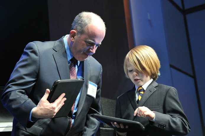 EMC demonstrates the ease of configuration of the VNXe series, by getting a ten-year old to set up the system at the launch event. EMC introduces new partner program to support SMB systems