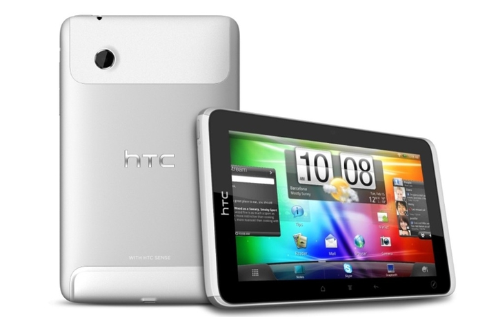 The HTC Flyer tablet device uses the HTC Sense user interface and combines natural touch and pen interaction. The Flyer has an aluminium shell and is designed to be lightweight and easily portable. It has a seven-inch display, a 1.5Ghz processor and high-speed HSPA+ wireless capabilities. HTC announces tablet device