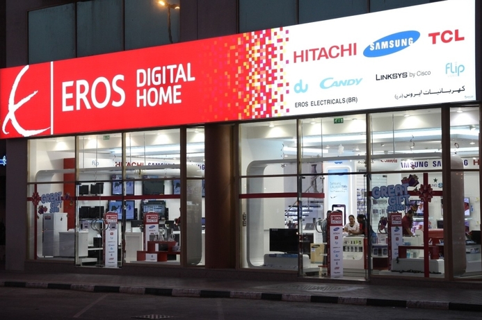 The new store is Eros' largest to date. New Computer Street store for Eros