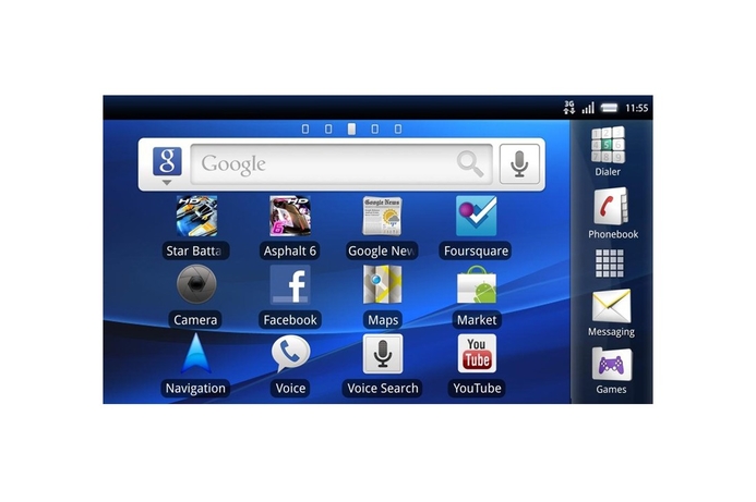 The Plays runs Android 2.3 (Gingerbread) Xperia Play out in stores now