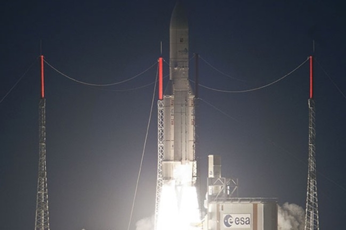 The satellite will now be moved into position at 52.5 degrees east, above the UAE Yahsat satellite launched successfully