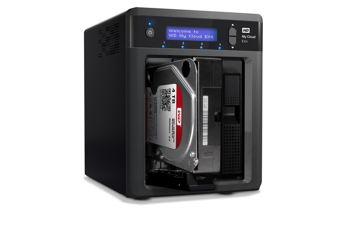 My Cloud EX4 features the WD Red line of hard drives specifically designed for home and small office NAS systems. WD expands My Cloud family
