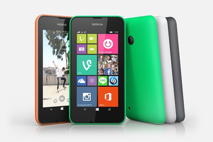 The 530 will feature a 1.2 GHz quad-core processor, a four-inch LCD display and a 5-megapixel rear camera Microsoft unveils budget Lumia 530