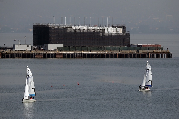 Google's barges were intended to be floating exhibition and retail spaces to show off new Google solutions. Google scraps floating showcase barge