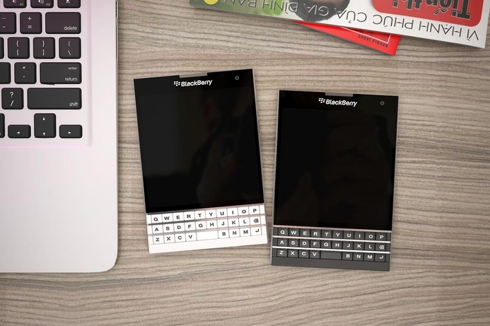 The physical keyboard on the Passport doubles as a touchpad Details emerge on BlackBerry's secretive Passport