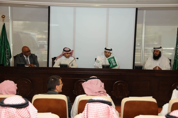 Partho Bhattacharya, managing director Invenio Business Solutions, Ahmed Al Faifi, SAP Saudi MD, Saleh Alawaji, deputy director general and Fahad Almojel, tax automation system manager, The Department of Zakat and Income Tax. KSA to transform revenue collection with SAP