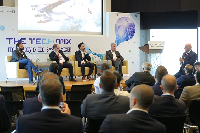 The Tech Mix conference discusses issues including smart transport, energy and the circular economy. Dubai Startup Hub hosts Tech Mix conference