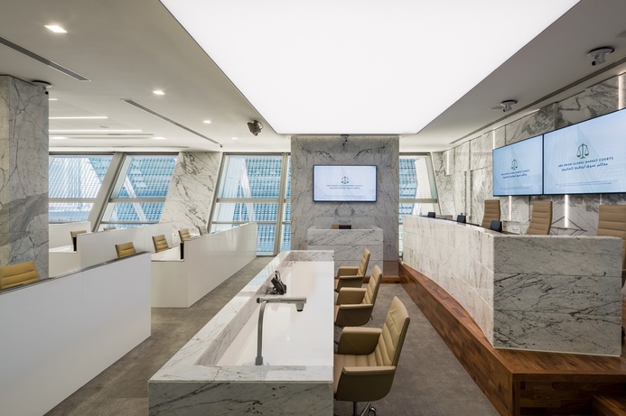 ADGM Courts digital courtroom includes digital handling of all documentation and video and audio links for participants. ADGM Courts unveils digital courtroom