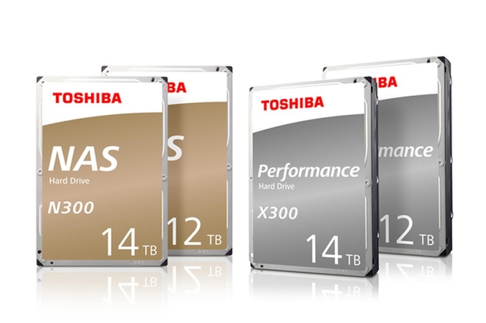 The new models use a helium-sealed design, enabling the 3.5-inch mechanical design to deliver increased storage density at a lower operating power profile. Toshiba boosts N300 and X300 hard drives with 12TB and 14TB models