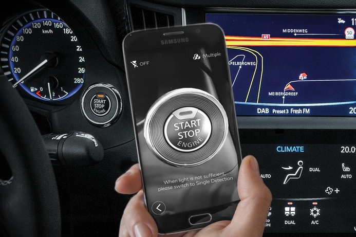 The Nissan Infiniti app includes all of the information usually found in the driver's manual. Infiniti replacing driver's manual with AR app