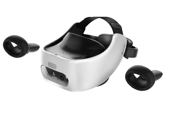 The new HTC Vive Focus Plus includes dual six degrees of freedom controllers. HTC Vive launches latest enterprise VR headset