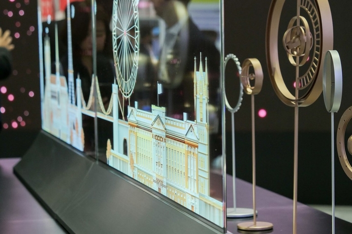 LG’s Transparent OLED Signage in action LG set to showcase transparent OLED signage at Dubai Show