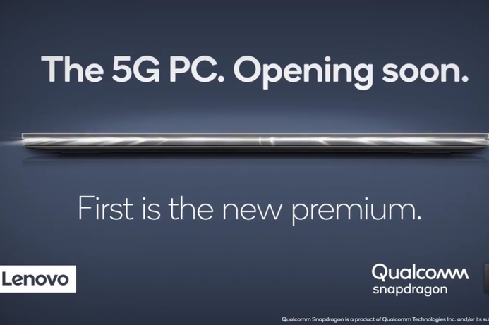 Notebooks, 5G, QUALCOMM Incorporated Qualcomm and Lenovo unveil world's first 5G PC