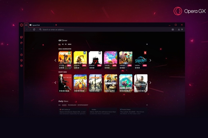 Games, Games and consoles, Browser, Opera Software Opera opens early access to the world’s first gaming browser, Opera GX