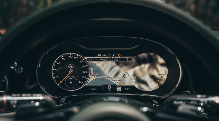 Bentley S New 3d Looking Instrumentation Cluster Is Actually Digital Emergent Tech Itp Net